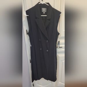 Sleeveless Blazer Dress SzL